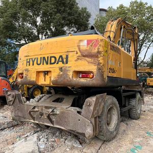 รถขุดไฮดรอลิกคุณภาพสูง HYUNDAI 210W-7 21 ตัน พร้อมจัดส่งฟรี รถขุดตีนตะขาบพร้อมปั๊มเครื่องยนต์ แบริ่ง ได้รับการรับรอง EPA&CE มือสอง - Product Image 6