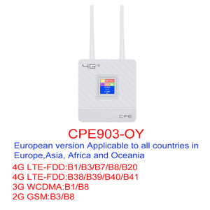 Mở Khóa Màn Hình LCD Thông Minh 1.44 Inch Bộ Định Tuyến Không Dây 150Mbps, Thẻ SIM 4G LTE CPE Di Động CAT4 Trong Nhà - Product Image 6