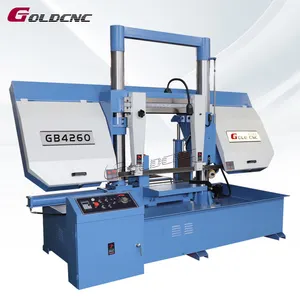 GOLDCNC Metal Horizontal Band Saw GB4260 Focus On Sawing Heavy Duty Band Saw Machine