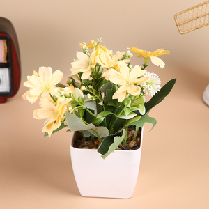 Fleurs Artificielles d'Extérieur à l'Aspect Naturel <span class=keywords><strong>pour</strong></span> Mariages, Vente en Gros, <span class=keywords><strong>pour</strong></span> Clôtures, <span class=keywords><strong>Treillis</strong></span>, Portails, Tiges de Fleurs Artificielles - Product Image 4
