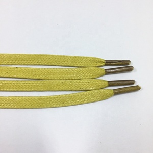 Pasokan pabrik tali sepatu lilin datar katun multiwarna lebar 6mm dengan ujung plastik untuk fitur cetak sepatu kulit - Product Image 5