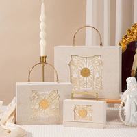 Vente en gros de boîte-cadeau en papier magnétique de luxe personnalisé pour emballage de mariage avec logo unique