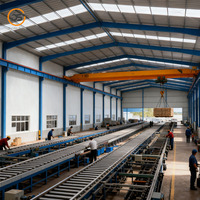 Estructura de Acero Prefabricada de Diseño Moderno con Vigas en H para Construcción de Fábricas, Almacenes y Talleres