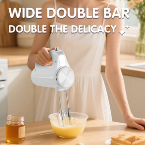 Batteur Électrique Portatif DSP KM2136 avec Fouet, Crochet Pétrisseur et Batteur Plat pour la Pâtisserie Domestique - Product Image 2