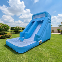 Kleine Aufblasbare Wasserspielrutsche Hüpfburg für Kinder