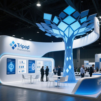 Stand d'exposition modulaire tendance MEGA pour événements de mode modernes et boutiques éphémères