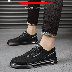 Zapatos de Trabajo Antideslizantes y Resistentes al Desgaste para Obras de Construcción de Primavera/Verano, Zapatos Casuales de Moda para Hombre, Versátiles e Impermeables - Product Image 3