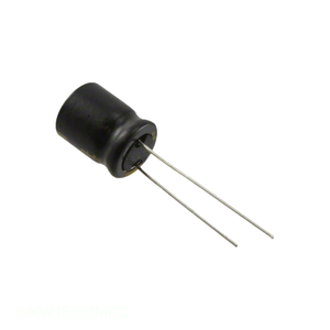 Distribuidor Autorizado, Condensador de Aluminio UKW1E331MPD de 330 uF, 20%, 25V, Radial TH - Product Image 1