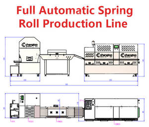 Precio de fábrica Chengtao automático vietnamita Eggroll huevo rollo que hace la máquina Lumpia primavera rollo huevo rollo Eggroll máquina - Product Image 3