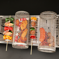 Grille de barbecue ronde en acier inoxydable 304 316, maille réutilisable, qualité alimentaire, électropolie, taille personnalisée, OEM ODM, usine