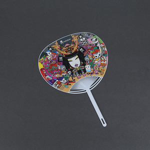 Dài xử lý tay <span class=keywords><strong>Fan</strong></span> quảng cáo Quà tặng khuyến mãi nhựa PP <span class=keywords><strong>Fan</strong></span> nhựa Vòng tay <span class=keywords><strong>fan</strong></span> hâm mộ với xử lý - Product Image 5