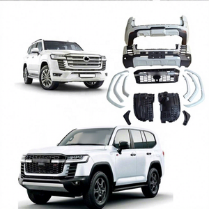 Maictop Accessoires de voiture Facelift Bumper Grille Bodykit pour <span class=keywords><strong>Land</strong></span> <span class=keywords><strong>Cruiser</strong></span> 300 Series LC300 GX VXR Upgrades to GR Sport Style - Product Image 1