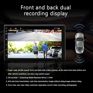 <span class=keywords><strong>Android</strong></span> 10 t507 Xe Máy nghe nhạc đài phát thanh 9/10 inch 360 chức năng kép ghi âm Stereo Màn hình cảm ứng Carplay xe đa phương tiện - Product Image 6