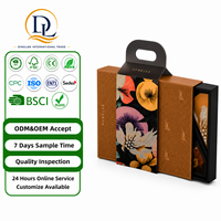 Boîte cadeau personnalisée, écologique, recyclable, portable, imperméable, avec doublure en éponge, tiroir horizontal, texture gaufrée, emballage de marque