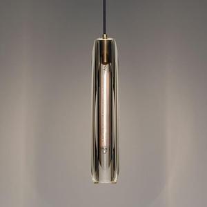 <span class=keywords><strong>Luce</strong></span> a sospensione in cristallo antracite, - Product Image 1
