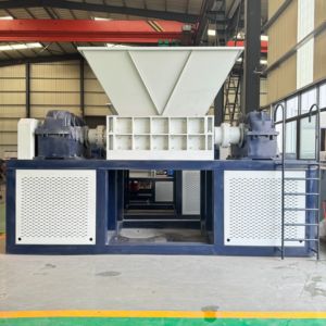 Đôi Trục kim loại Shredder điện thoại di động đĩa cứng máy tính máy tính xách tay máy nghiền điện tử chất thải tái chế - Product Image 5