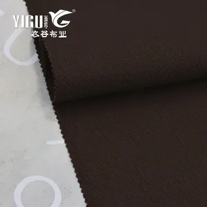 Fournisseurs de tissus en coton, tissu écologique teint en sergé extensible 97% coton 3% élasthanne pour pantalons