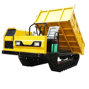 Сверхмощный вездеходный мини-транспортер серии ZTTD, самозагружаемый резиновый гусеничный самосвал - Product Image 3