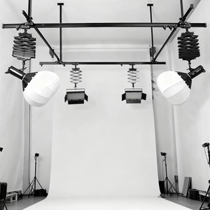 Pantógrafo ligero de aleación de aluminio de 2 m para sistema de rieles de techo de estudio, accesorios de flash para fotografía y video, estudio de foto y video - Product Image 1