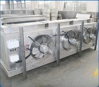 Refroidisseur d'air à plaque rotative à moteur électrique efficace avec construction en acier inoxydable pour les chambres froides des usines de fabrication