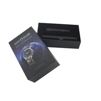 Boîte de papier personnalisée de haute qualité pour emballage de montre intelligente Logo en relief Emballage de produit électronique Doublure intérieure haut de gamme