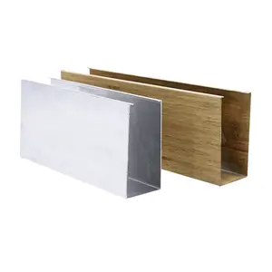 Baustoff roll beschichtete Gitter verkleidung dekorative akustische Schall wand decken aus Aluminium legierung