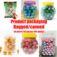 Golosinas de Goma con Forma de Ojo para Mayoristas, 10g, Snack Esférico 4D, Mini Dulces Halal, Bolas de Caramelo Blandas