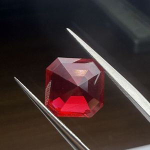 Rubí Sintético Económico, Corte Asscher, Cambio de Color, Piedra Suelta para Creación de Joyería - Product Image 5