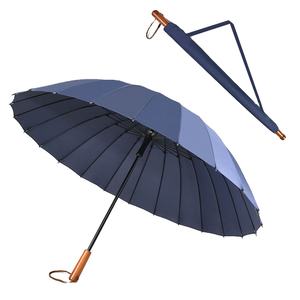 Chuvaband ร่มกันลมสุ<span class=keywords><strong>ด</strong></span>หรู26นิ้ว24K พร้อมโลโ<span class=keywords><strong>ก</strong></span>้ที่<span class=keywords><strong>ก</strong></span>ำหนดเองขายส่งที่จับไม้สำหรับ<span class=keywords><strong>ก</strong></span>ารโฆษณาแบบท่องเที่ยวและฝน - Product Image 1