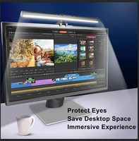 Lampe de barre d'écran à intensité variable, lampe d'écran d'ordinateur anti-éblouissement, barre lumineuse LED pour moniteur, pour jeux, études, bureau, bureau à domicile