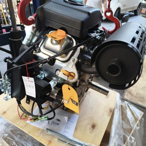 Motor de Gasolina Rato RV740 de 739 cc y 24 HP, Bicilíndrico en V, Eje Vertical, Repuestos para Excavadora - Product Image 4