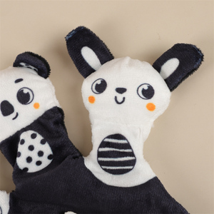Burattini da Mano - Giocattoli di Peluche per Giochi di Immaginazione e Racconti - Burattino da Mano 30x20cm con 5 Animali in un Unico Guanto con Specchio - Product Image 5
