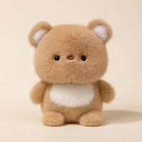 Peluche chien réaliste OEM, artisanat coréen, jouet en peluche animal de simulation pour la décoration intérieure, vente en gros transfrontalière