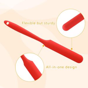 One-Piece Long Handle Silicone Spatula-Multi-Purpose Scraper for Baking Mixing Flour Butter Jam Cake Icing Dishwasher Oven Safe - Product Image 2