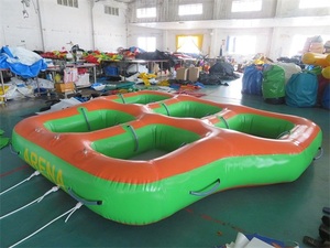 <span class=keywords><strong>Bateau</strong></span> gonflable de beignet de tube de ski remorquable de l'eau gonflable de <span class=keywords><strong>5</strong></span> <span class=keywords><strong>places</strong></span> pour des sports nautiques - Product Image 5