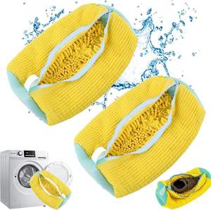 Bolsa de Lavandería Antideformación, Bolsa de Poliéster para Lavar Zapatos en Lavadora, Protege los Zapatos, Cestas para Lavar Zapatos - Product Image 1