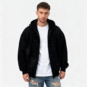 TKAN198 ODM/OEM vente en gros de coton de luxe en éponge française Puls taille sweats à capuche pour hommes sweat à capuche avec logo imprimé personnalisé pour homme et femme - Product Image 1