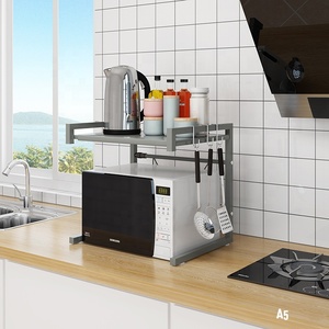 La fabbrica di vendita calda di <span class=keywords><strong>mobili</strong></span> da <span class=keywords><strong>cucina</strong></span> <span class=keywords><strong>Organizer</strong></span> espandere il supporto a microonde mensola Stretch forno rack - Product Image 6