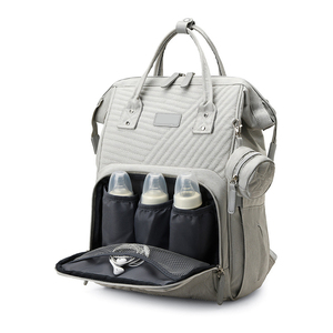 <span class=keywords><strong>Borsa</strong></span> Fasciatoio Zaino Grande Capacità per Mamme con Organizer per la Cura del Bambino e <span class=keywords><strong>Borsa</strong></span> Staccabile Rotonda - Product Image 1