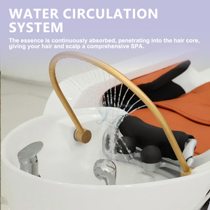 Lit de lavage électrique ergonomique à gravité zéro, design en <span class=keywords><strong>S</strong></span> avec soutien lombaire et massage - Product Image 3