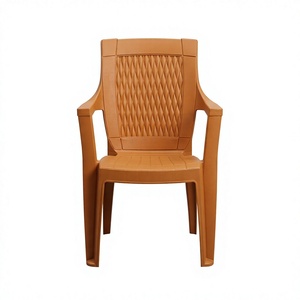 Premium Indian Quality Durable BPA-Free <b>Foam</b>-Filled Plastic Chairs Solid Back Indoor Use Modern Design Home Furniture - Product Image 1