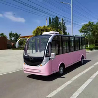 Transport écologique Mini bus à 20 passagers Respectueux de l'environnement Nouvelle énergie Nouveau bus Design de couleur Bus électrique de luxe