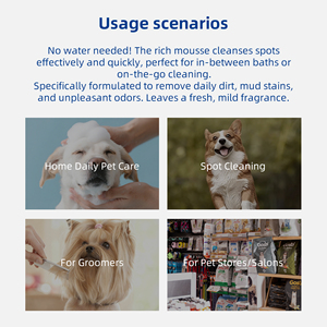 Champú Seco en <span class=keywords><strong>Mousse</strong></span> GATASE para Mascotas, Limpieza Profunda y Eliminación de Olores, Fórmula Hipoalergénica, Apto para Cachorros y Gatos Embarazadas - Product Image 5