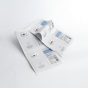 Personalized printed metal <strong>label</strong> Waterproof vinyl light silver gold leaf <strong>label</strong> <strong>roll</strong>/sheet <strong>label</strong> - Product Image 6