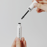 Tubo de gel para cejas de 5ml al por mayor, envase vacío para tinte de cejas, embalaje de rímel con cepillo y pincel esférico