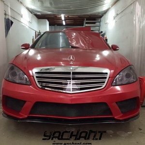 2007-2013 <span class=keywords><strong>MB</strong></span> <span class=keywords><strong>W221</strong></span> <span class=keywords><strong>S</strong></span> Class B Series กันชนหน้ากระจกไฟเบอร์ FRP มีสไตล์คุณภาพสูงอะไหล่ใหม่ป้องกันรถ