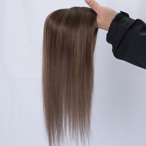 Clip de <span class=keywords><strong>cheveux</strong></span> pour femmes à base de dentelle invisible dans la couronne effet naturel du cuir chevelu morceau de <span class=keywords><strong>cheveux</strong></span> bruns - Product Image 2