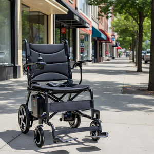 Electric Wheelchair Carbon Fiber Electromagnetic Braking Rehabilitation Equipment Stair Climbing Power Chair Mobility Mall Smart