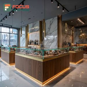 Exhibidor de Vidrio con Marco Metálico para Interiores de Joyerías de Lujo, Vitrina para Espacios de Boutique - Product Image 3