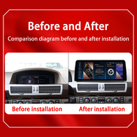 LELV Android 14 Carplay GPS Navi Stéréo pour BMW Série 7 E66 2005-2009 Écran tactile IPS 8 Go de RAM Aide au recul Lecteur multimédia